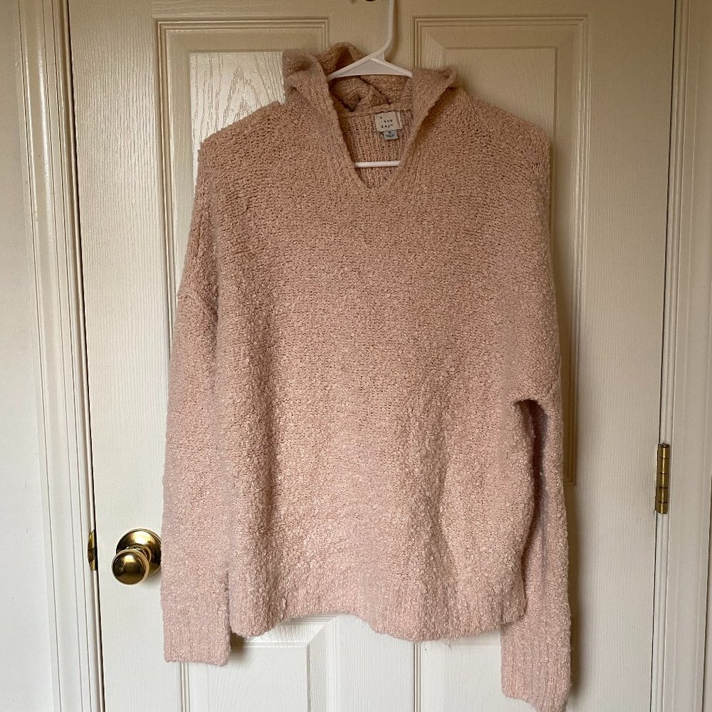 A New Day (Target) Hooded Sweater, Size M, Color: Blush